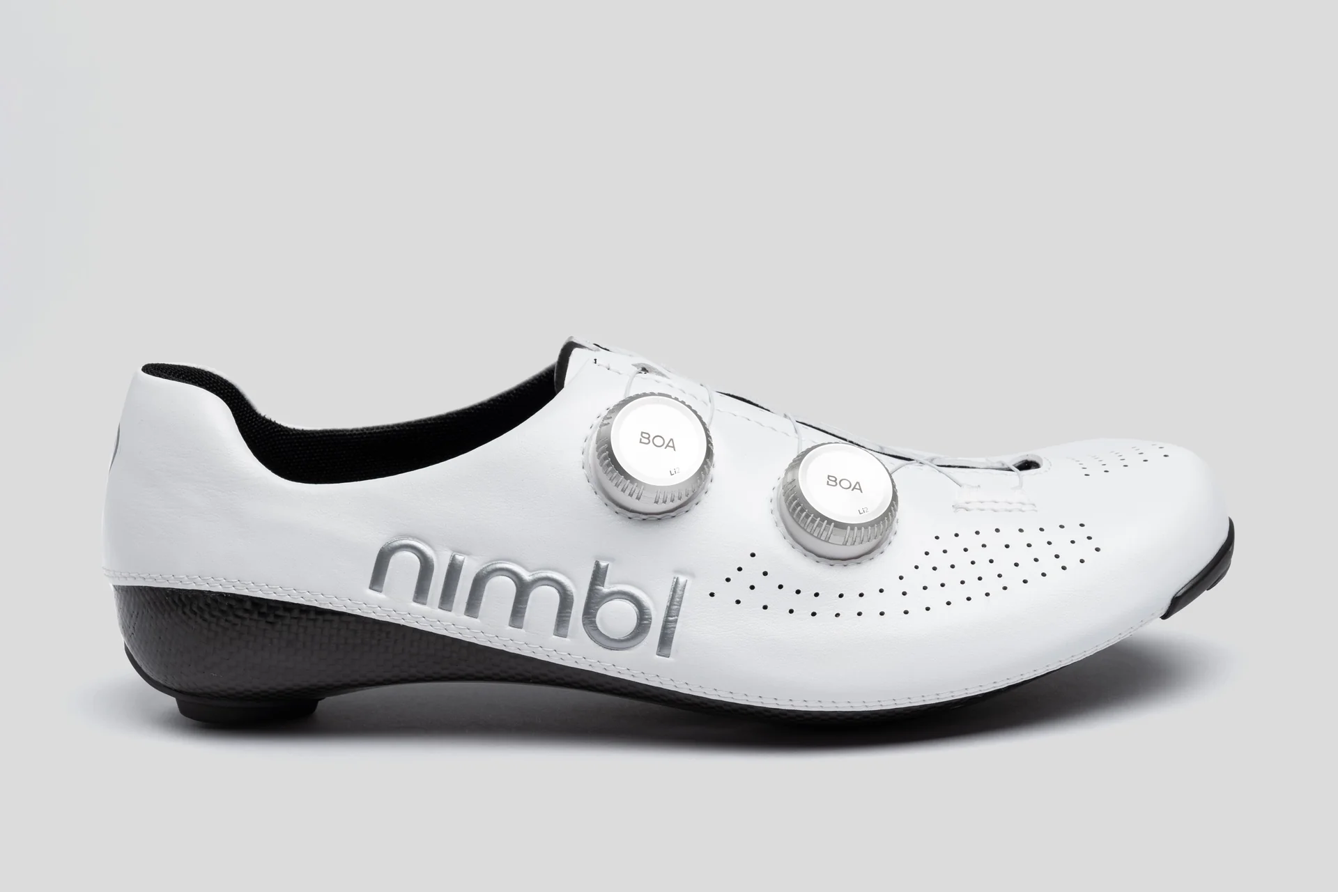 Nimbl Ultimate – Cycling shoes – White/Silver
