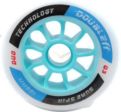 Double FF Duo Inline Skate Wheels – 100mm – Racing Wheels Double FF Duo Inline Skate Wheels – 100mm – Racing Wheels