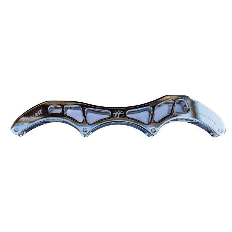 Double FF A1 Frames – Silver – Aluminum “W”-Extrusion – Inline Skate Frame