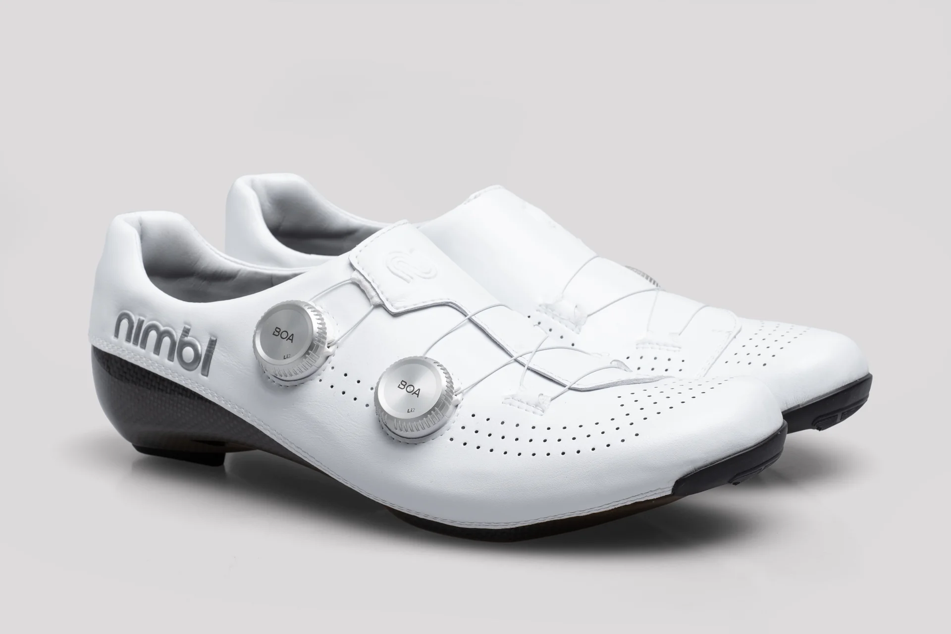 Nimbl Exceed Ultimate glide – Cycling shoes – White/Silver thumbnail 2