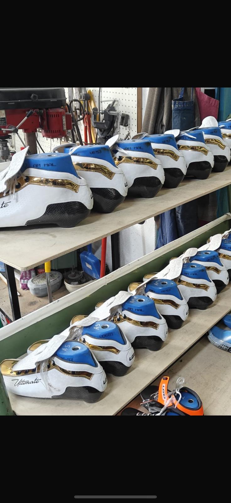 Lgo Ultimate Skeel Shoes in Custom Color White-Gold – Available in Sizes 38 to 42