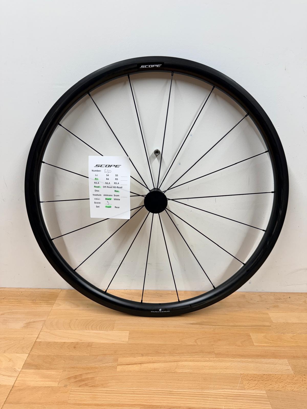 Scope r3 – Front wheel – Rimbrake – 630