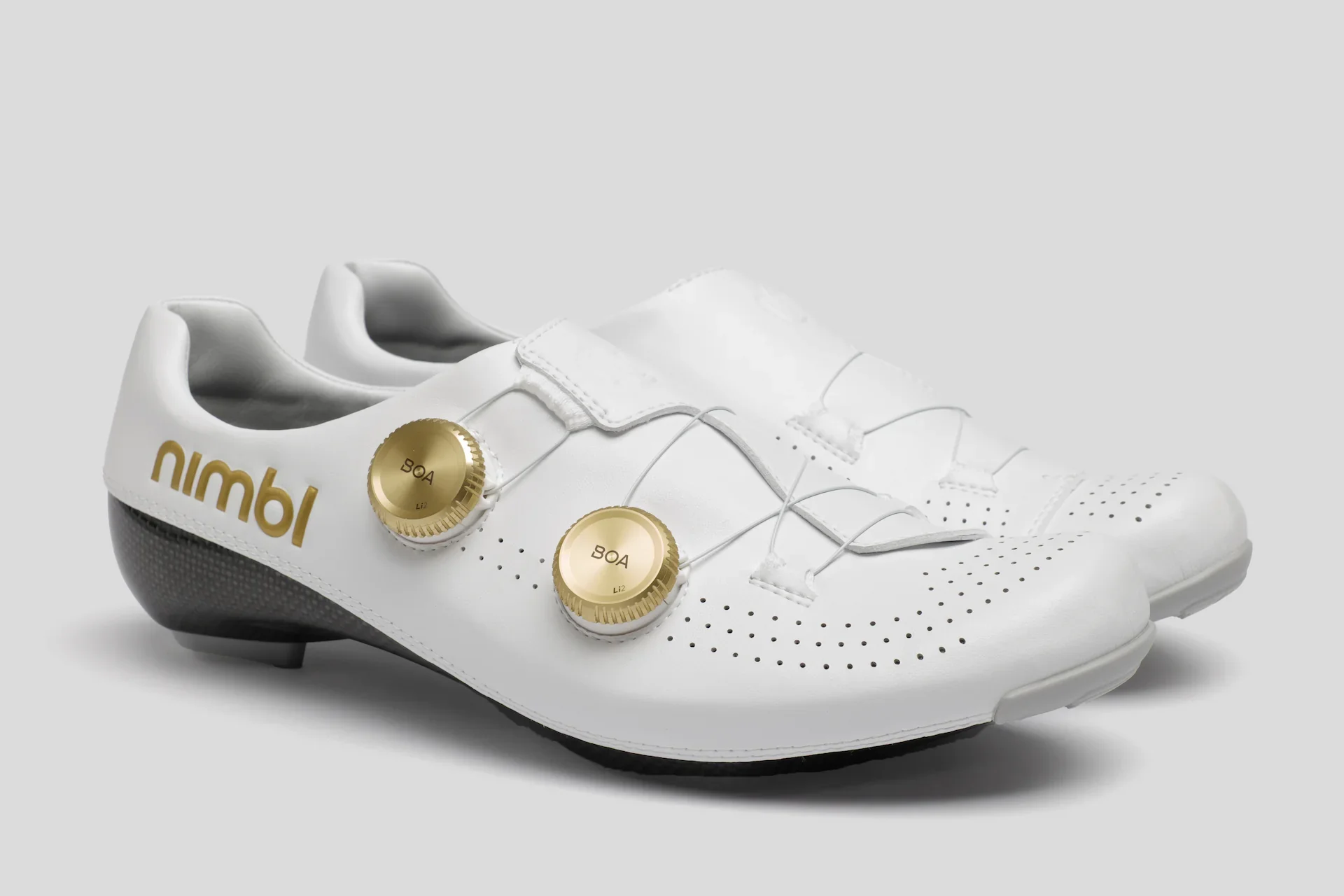 Nimbl Ultimate Glide – Cycling shoes – White/Gold – 2026 is