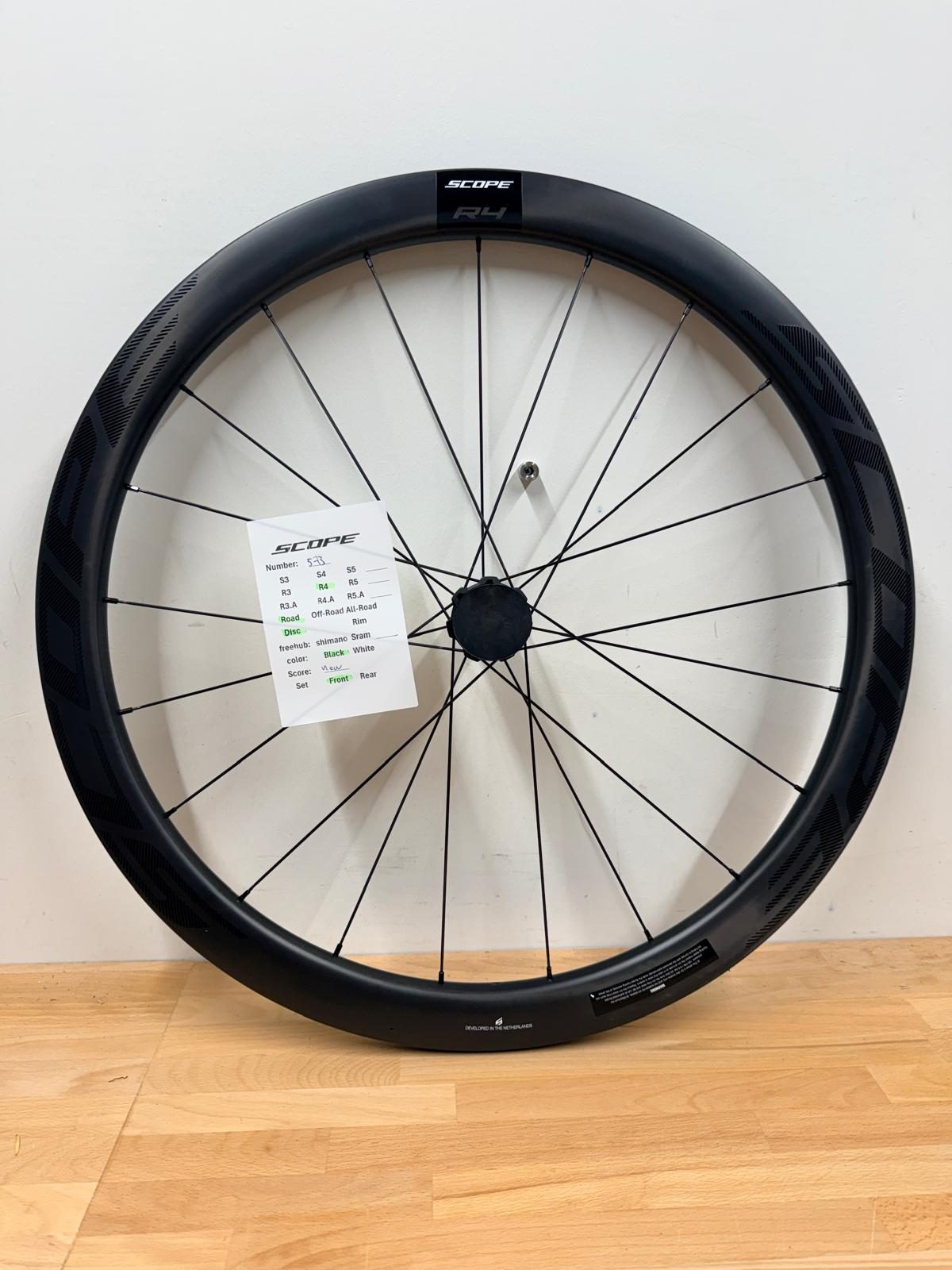 Scope r4 – Voorwiel – Disc
