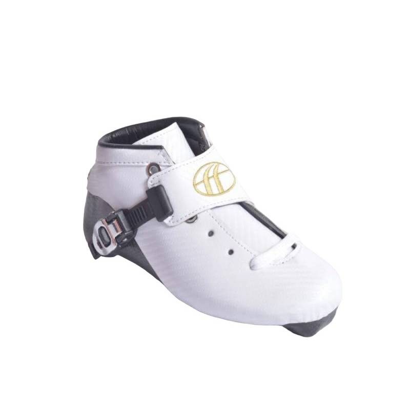Double FF A2 – Skeelerschoenen – Wit/Goud – Instap Wedstrijdschoen Double FF A2 – Skeelerschoenen – Wit/Goud – Instap Wedstrijdschoen