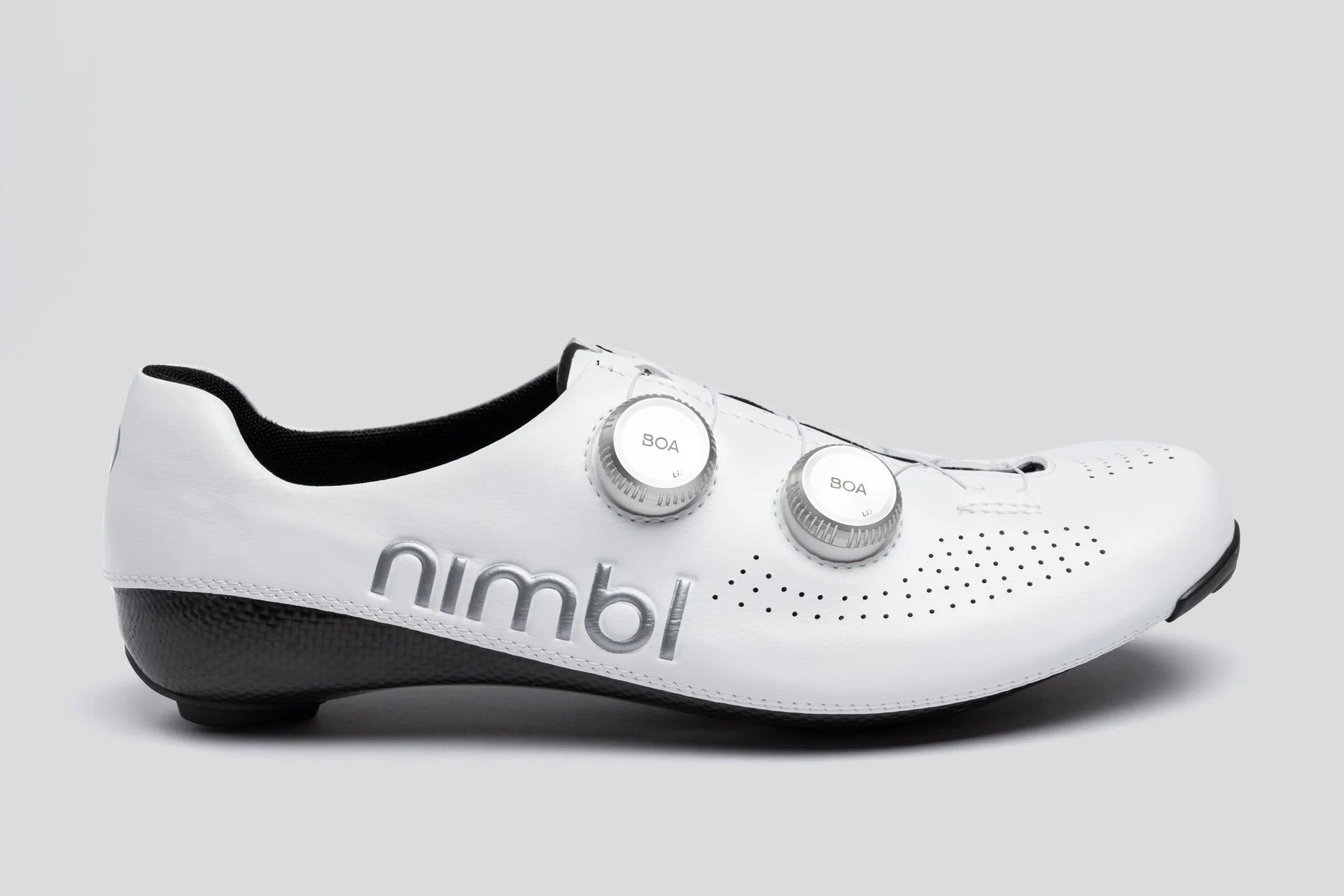 Nimbl Ultimate – Fietsschoenen – Wit/Zilver