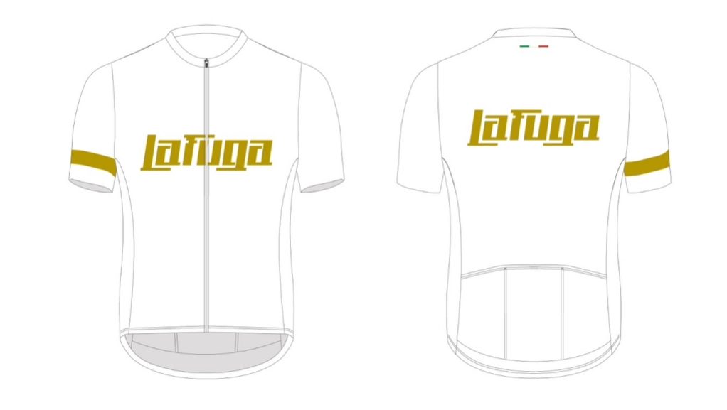 LaFuga aero wielershirt Wit/Roze, Wit goud, zwart goud LaFuga aero wielershirt Wit/Roze, Wit goud, zwart goud