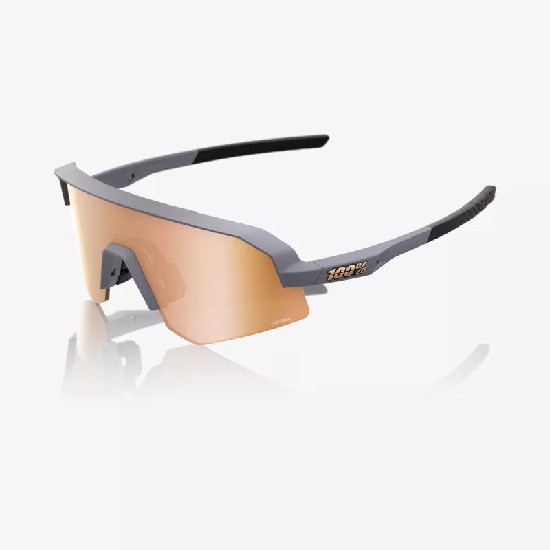 100% Glasses Slendale SL – Soft Tact Grey – HiPER Copper Mirror