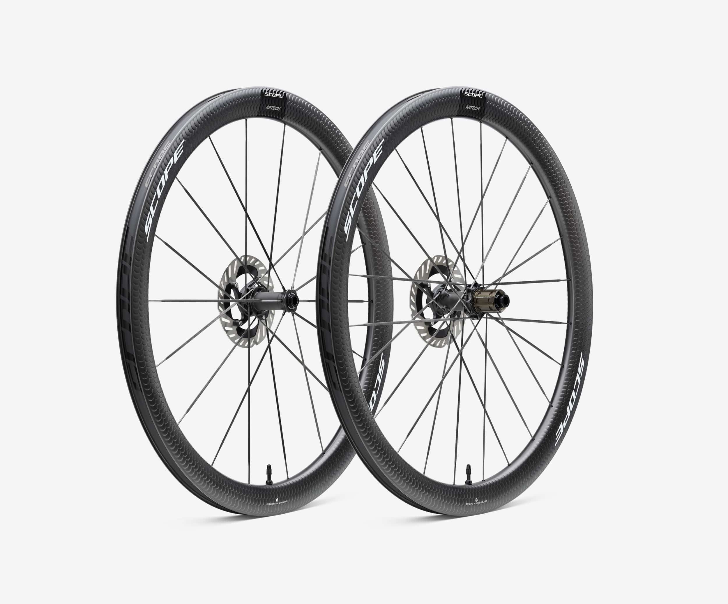 Scope Artech 4 – Carbon Wheelset – Disc – Zwart