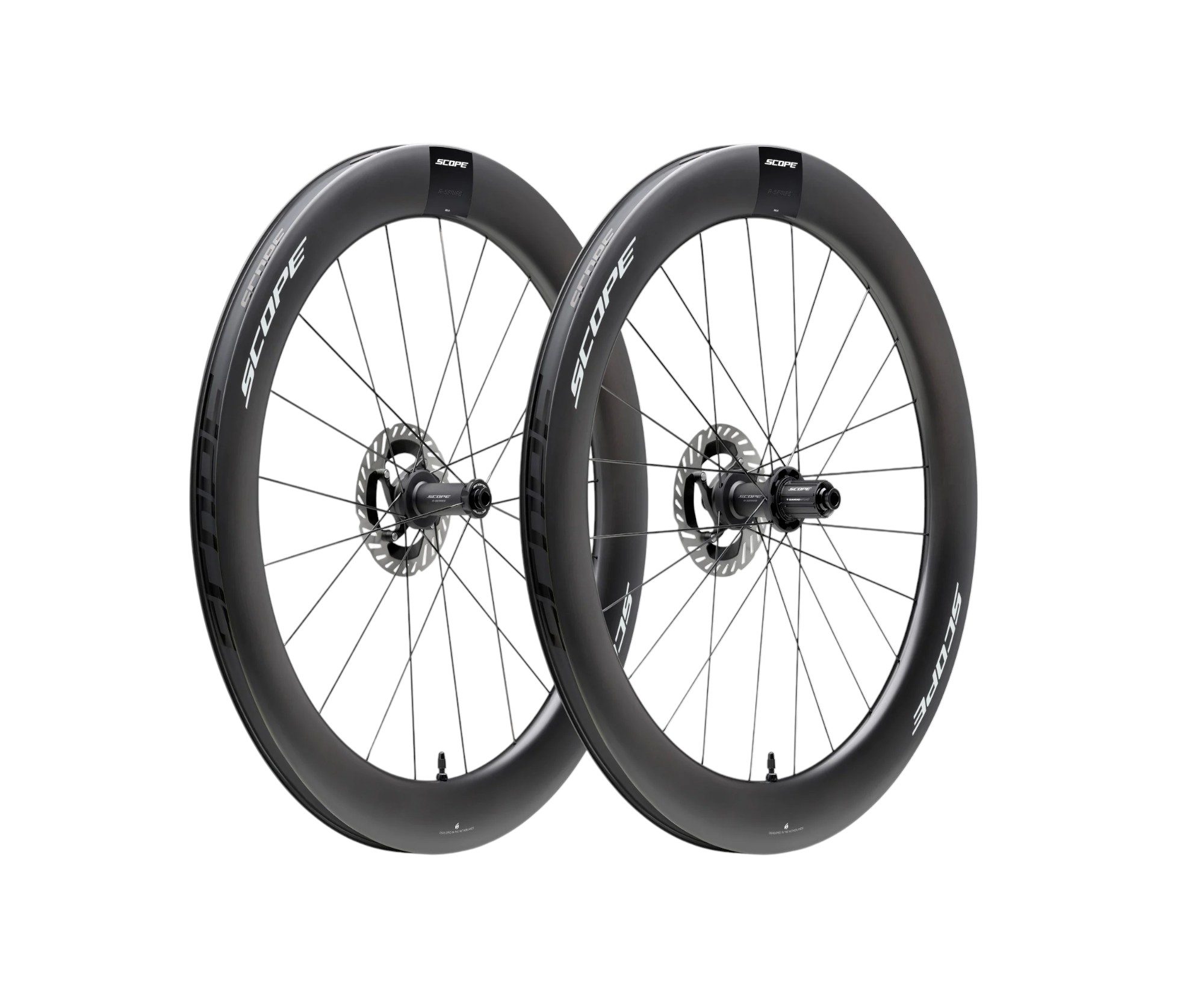 Scope R6.A – Carbon Wielset – Disc – Wit