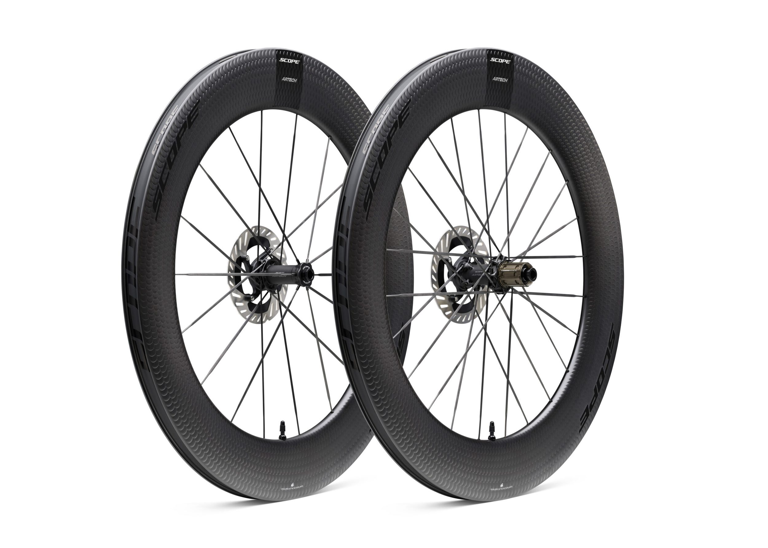 Scope Artech 8T – Carbon Wielset – Disc – Zwart
