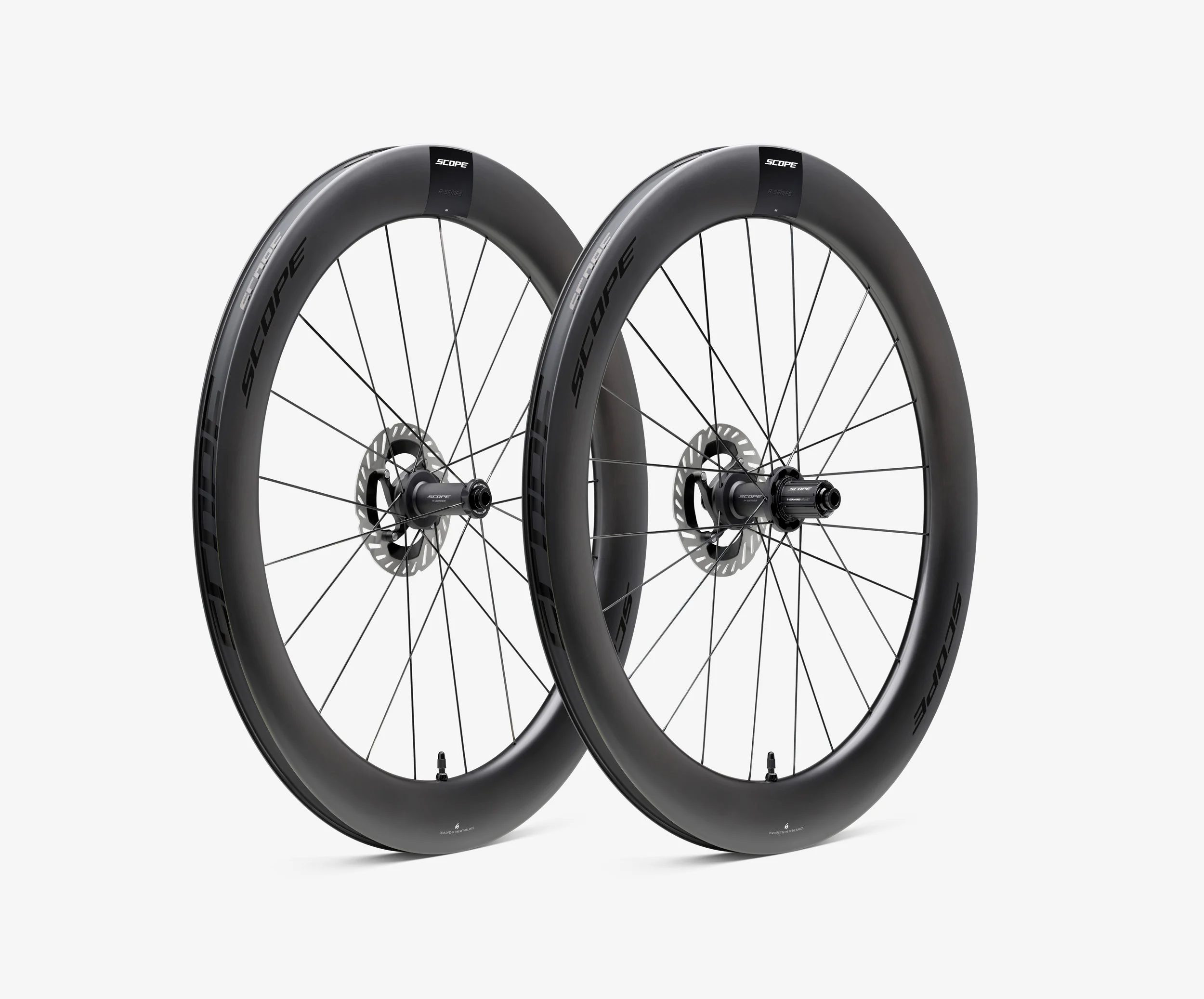 Scope R6 – Carbon Wielset – Disc – Zwart