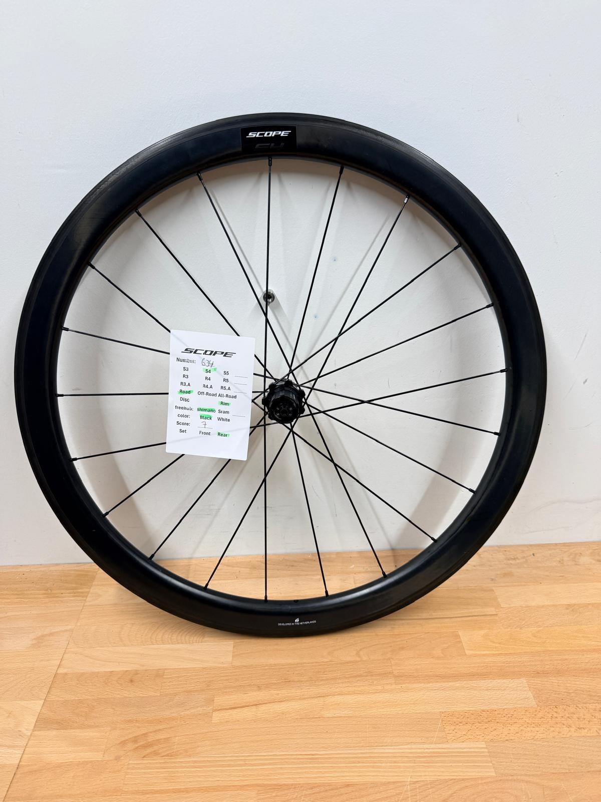 Scope s4 – Shimano – Rimbrake – Rear – 634
