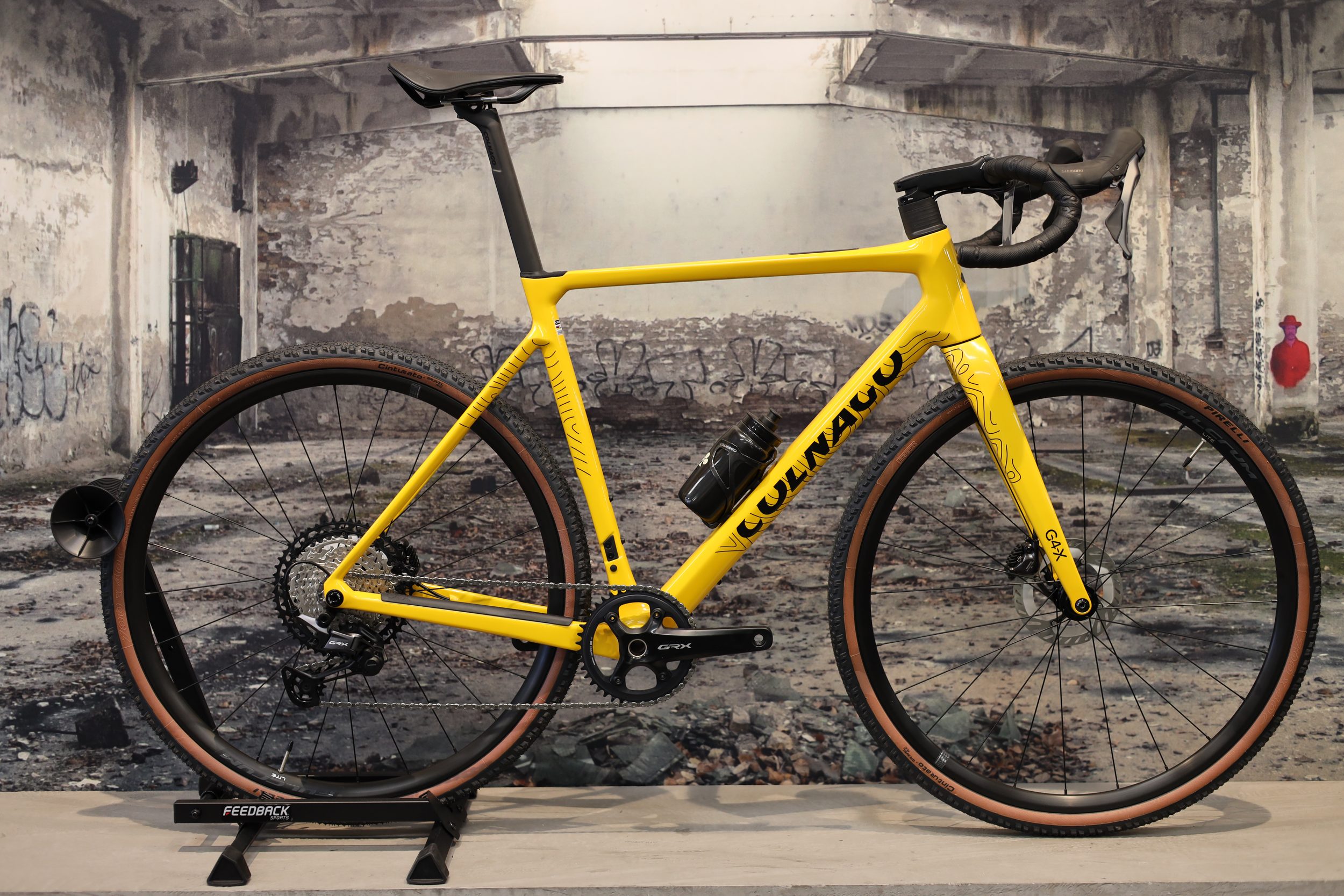 Colnago G4X – Gravelbike – 54 cm – GRX 1×12 – Fulcrum Lite – Yellow Colnago G4X – Gravelbike – 54 cm – GRX 1×12 – Fulcrum Lite – Yellow