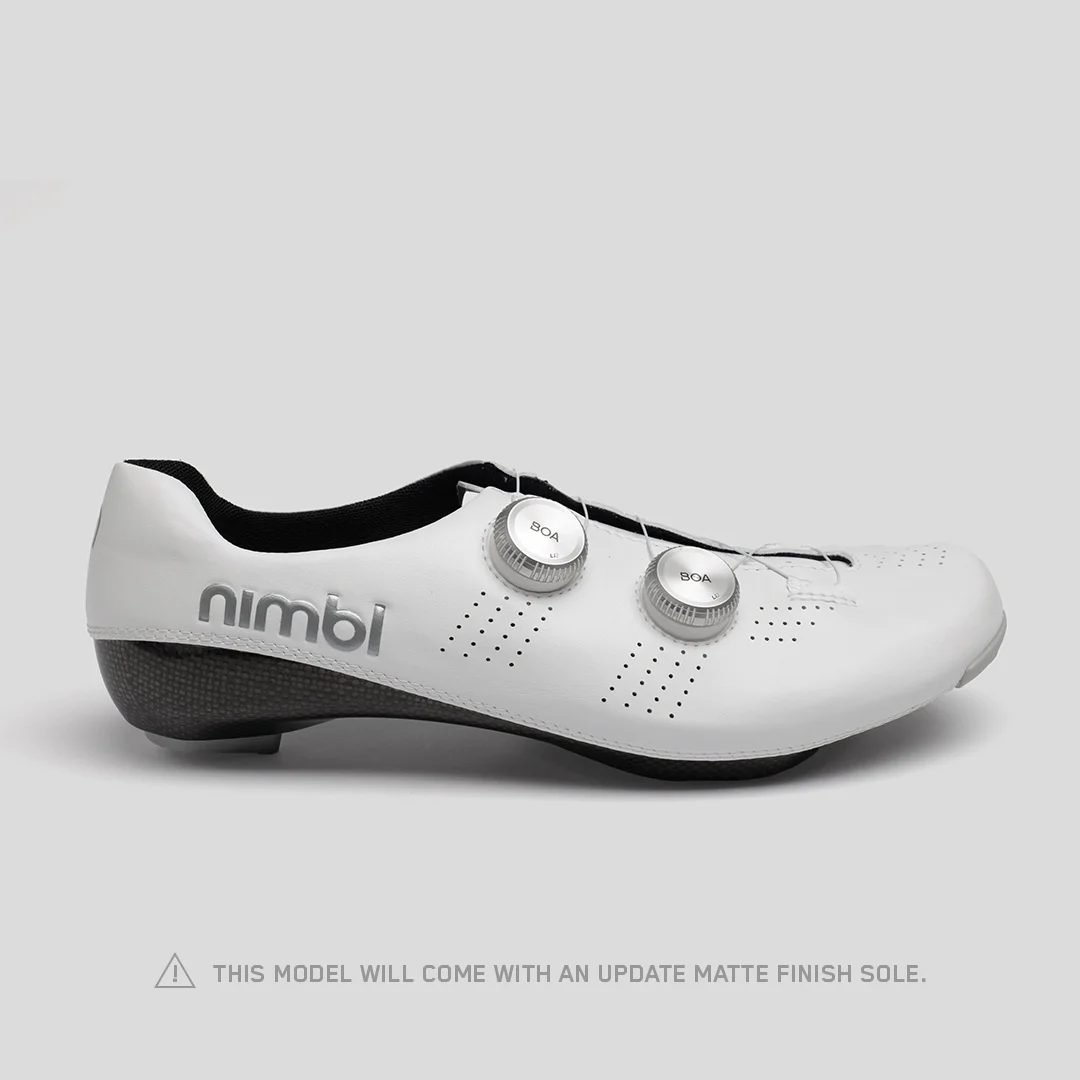 Nimbl Ultimate Exceed – Wielrenschoenen – Wit/Zilver 2026